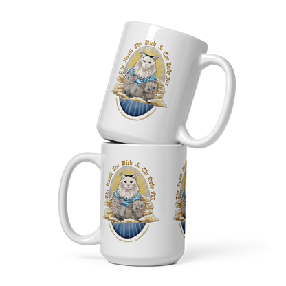 The Holy Trinity - White glossy mug 15 ounce
