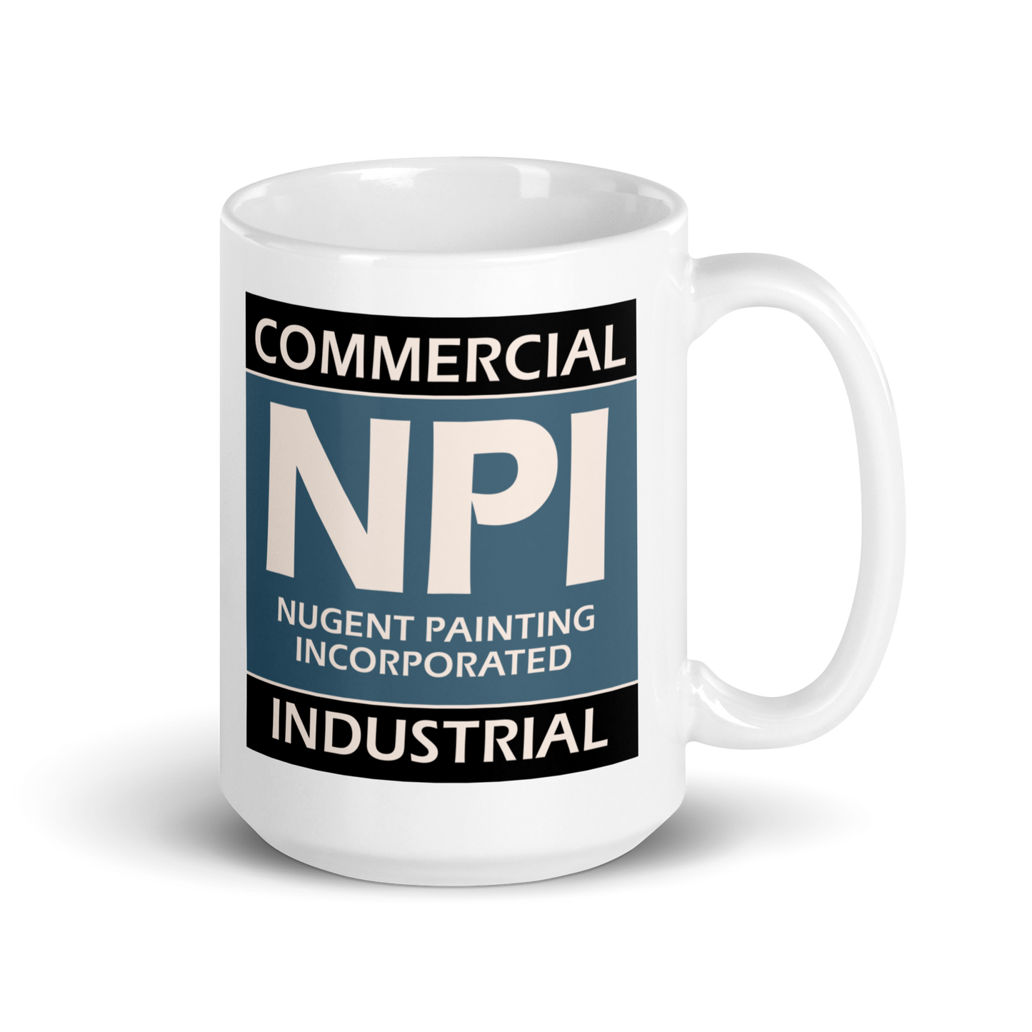 NPI STAPLE - White glossy mug