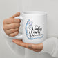 WONKY HEARTS - White glossy mug