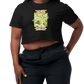 Weird Hair Attitude Green - Women’s crop top