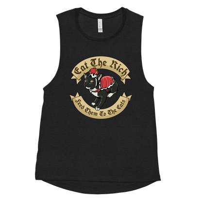 Eat the Rich - Ladies’ Muscle Tank