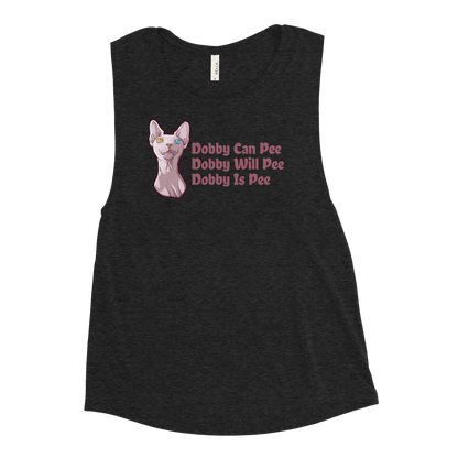 Dobby Pee - Ladies’ Muscle Tank