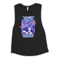 Weird Hair Attitude Dark Blue - Ladies’ Muscle Tank
