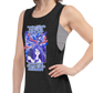 Weird Hair Attitude Dark Blue - Ladies’ Muscle Tank