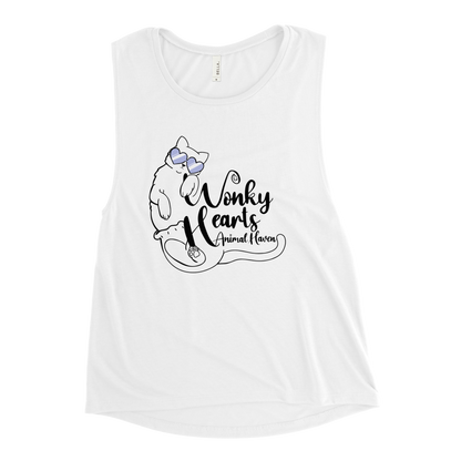 WONKY HEARTS - Ladies’ Muscle Tank