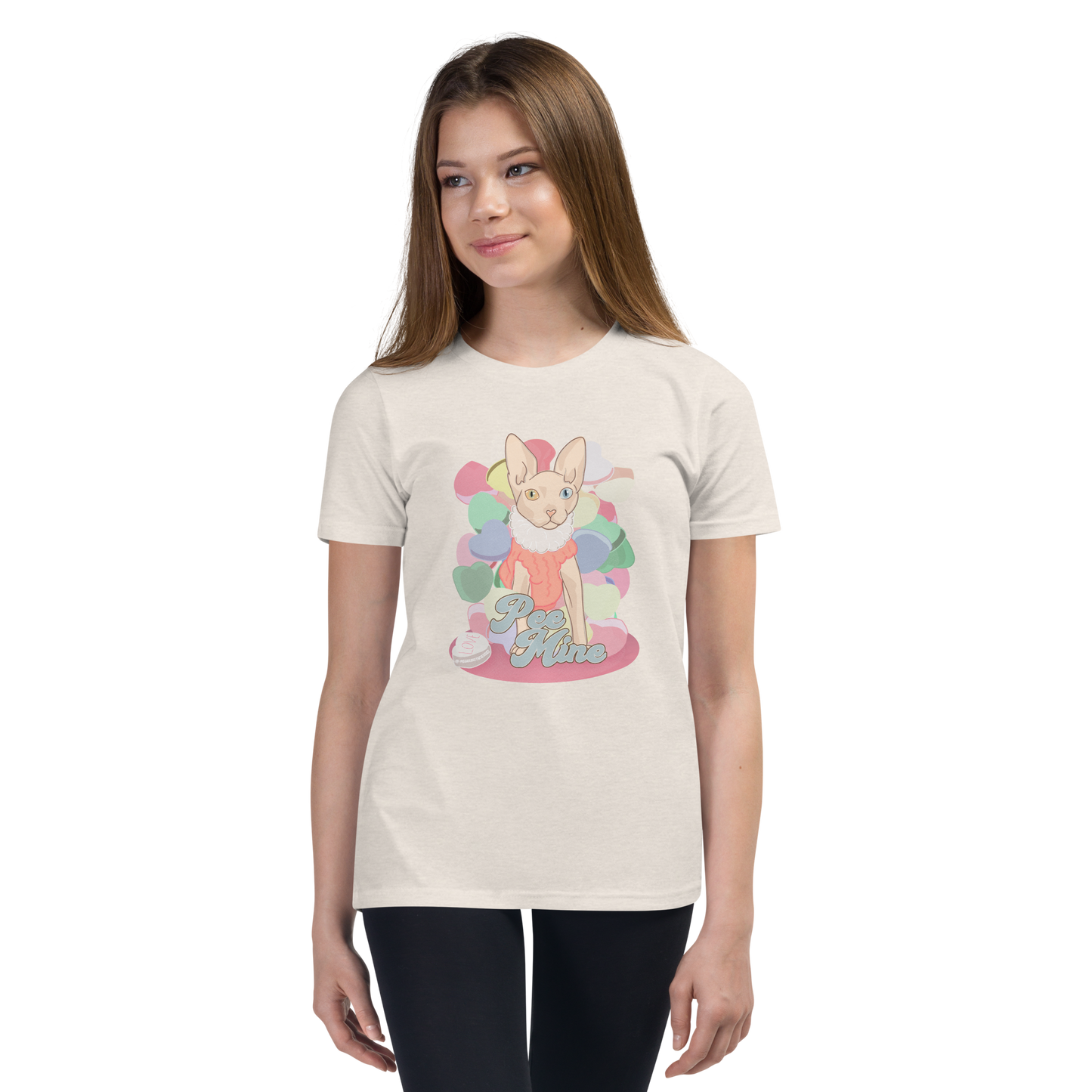 Pee Mine Dobby Valentine  - Youth Short Sleeve T-Shirt