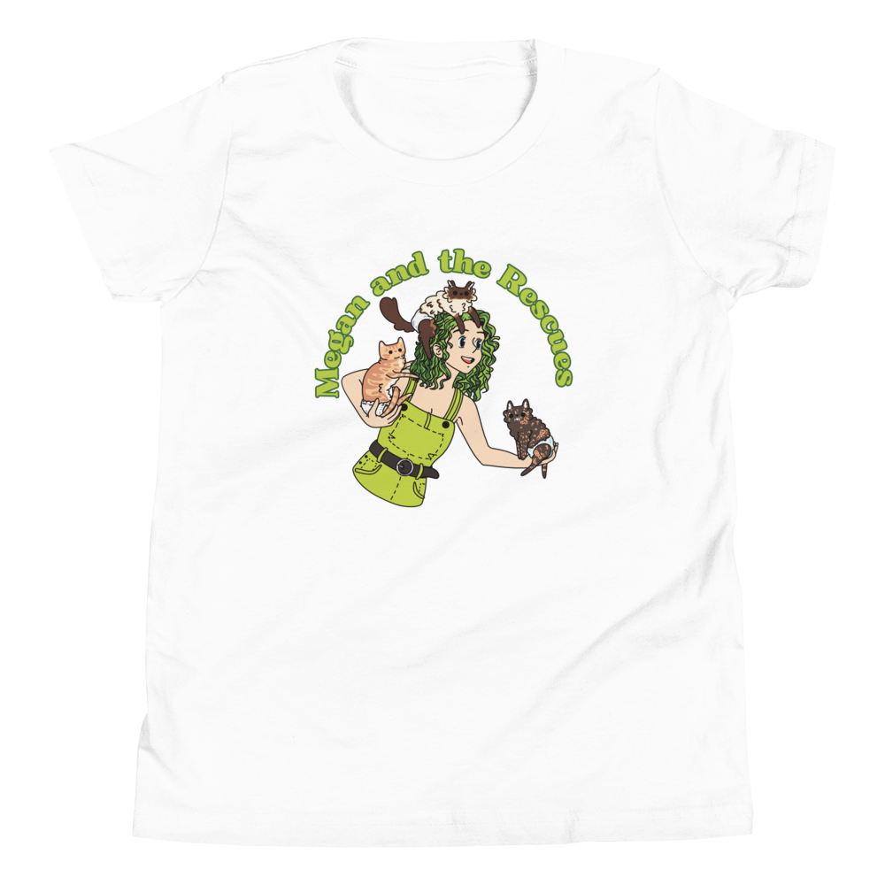 Megan and the Rescues  - YOUTH Short Sleeve T-Shirt